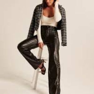 Abercrombie Curve Love Vegan Leather 90s